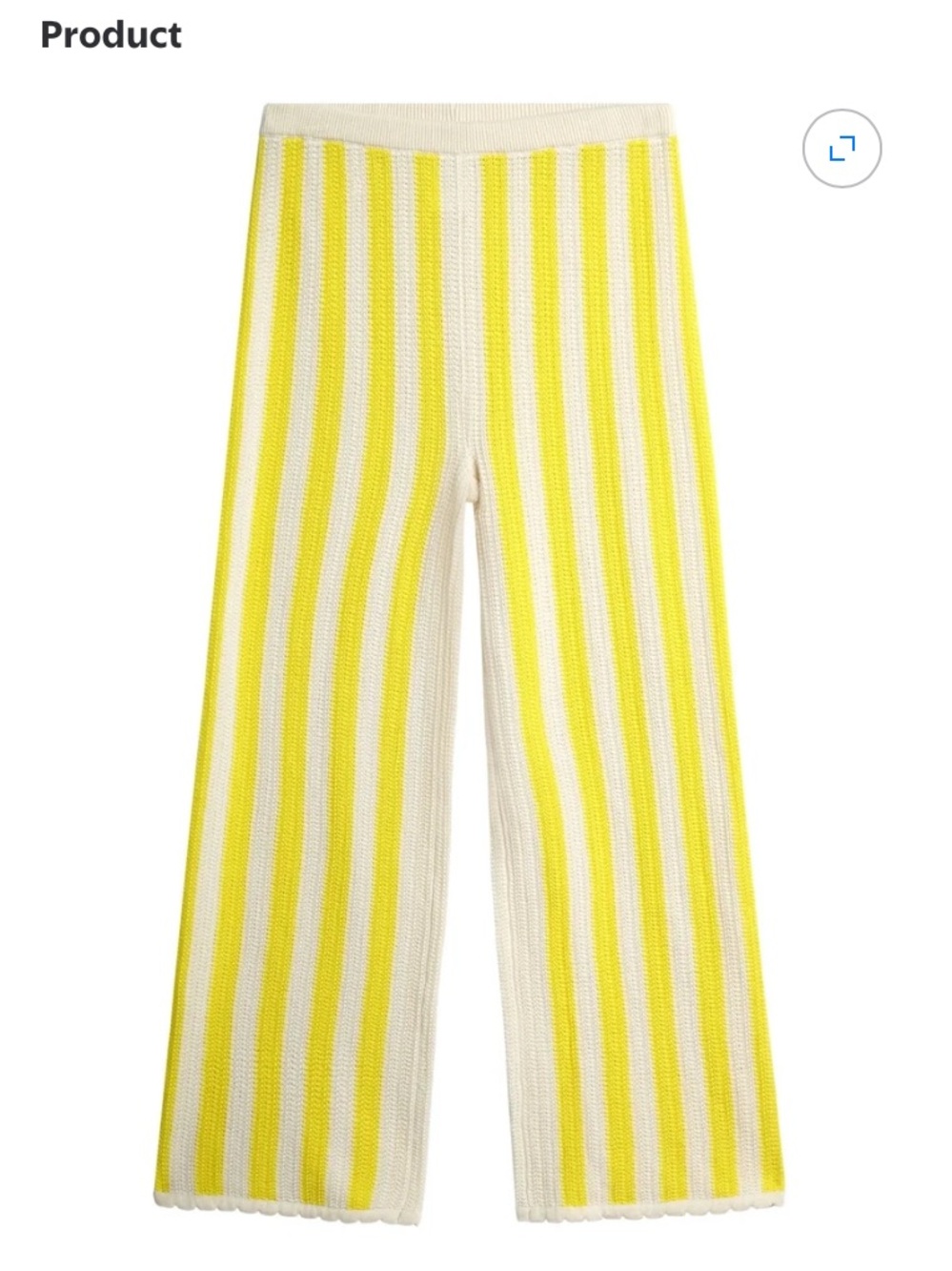 Jessica Simpson 100% Cotton  Striped  Knit Pants casual chic summer vacation